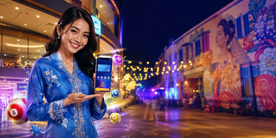 Pengalaman loteri dan hiburan digital dengan pakaian baju kurung di Pulau Pinang